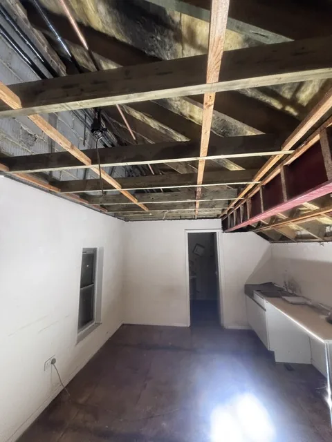 Controlled artex plasterboard strip-out in Poplar