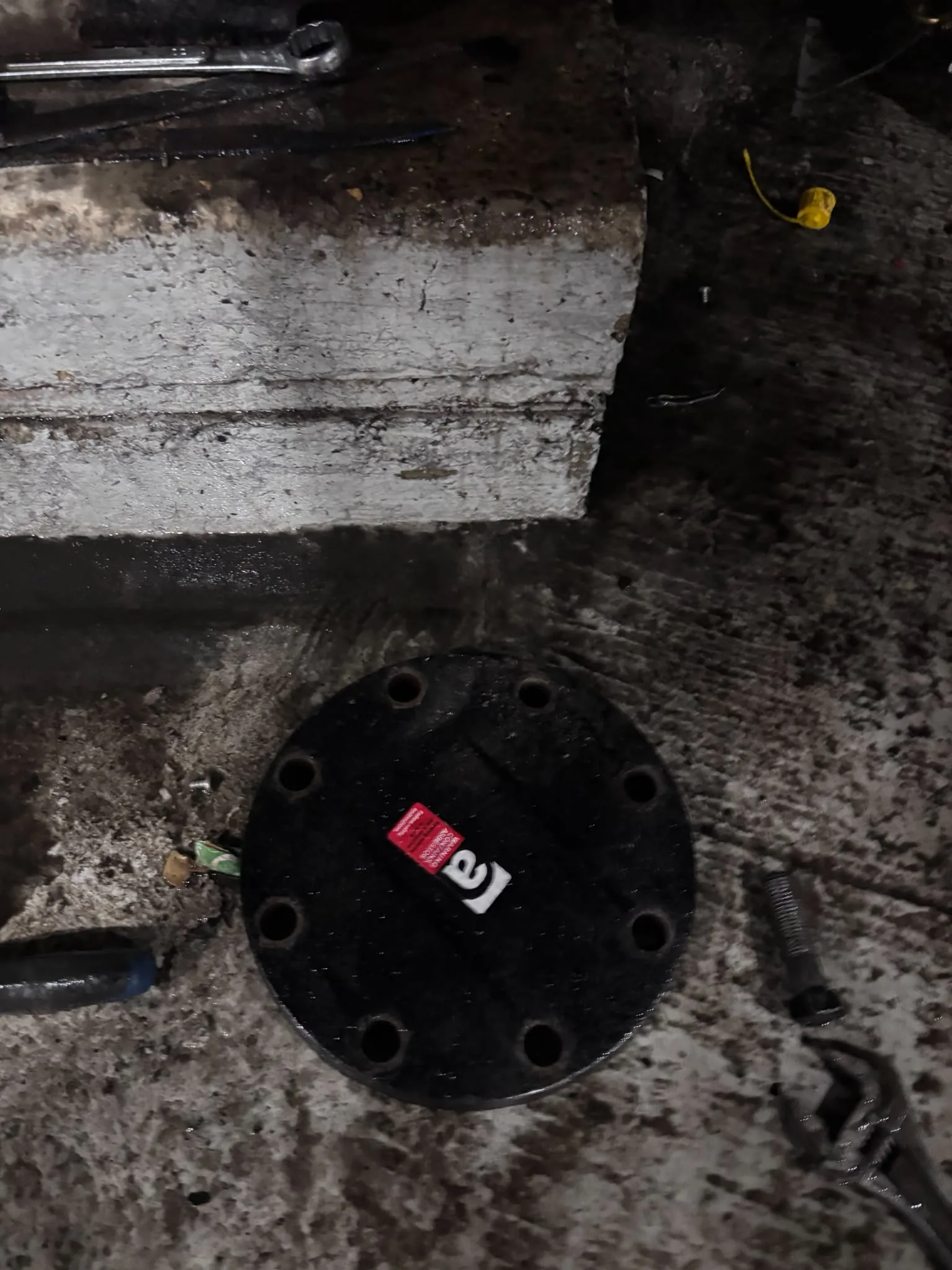 Artex scraping from a concrete ceiling during Poplar refurbishment