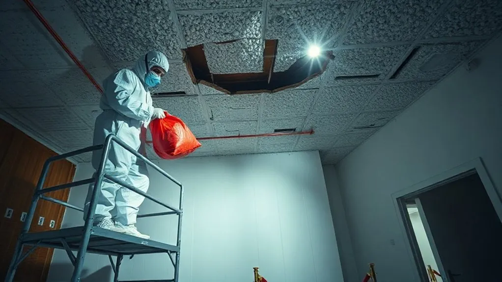 Asbestos Ceiling Removal in Poplar — HSE-licensed specialists