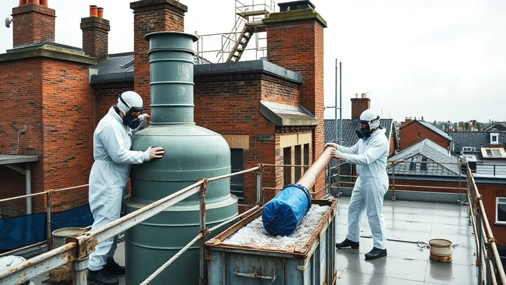 Water Tank & Flue Removal in Poplar — HSE-licensed specialists